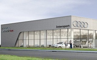 Réaménagement de la concession Audi à Tours